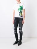 palm tree print T-shirt