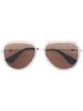 aviator metal temple sunglasses