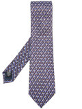 geometric print tie 