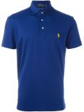 embroidered logo polo shirt
