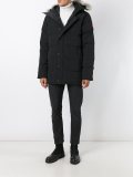 collar detail padded jacket