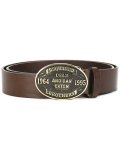 embossed plaque belt