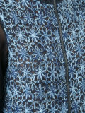 high neck zipped coat