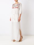 embroidered long dress