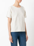 pinstripe pocket blouse 