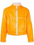 cropped zipped jacket