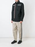 侧置条纹宽松长裤