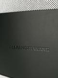 logo embossed tote