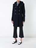 hooded duffle coat
