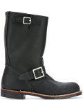 buckle detail boots