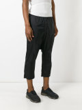 ruched detail cropped trousers