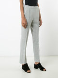 tailored plaid trousers