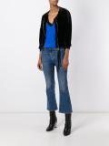 zipped velvet jacket
