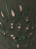 leaf patch skinny trousers