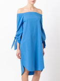 off-shoulders shift dress