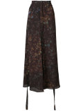 floral print skirt 