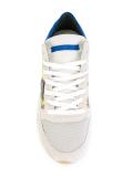 camouflage detail lace-up sneakers