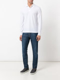 longsleeved polo shirt