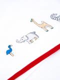 animal embroidered towel