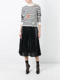 embellished striped jumper