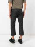 straight cropped jeans