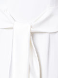 draped trim shift dress
