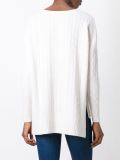 oversize box cable sweater