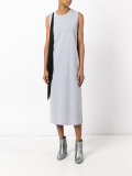 frayed trim dress 