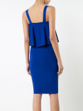 ruffled midi dress
