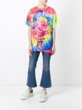 tie dye elephant print T-shirt