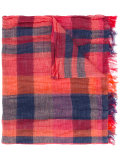checked scarf