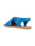 crossover front flat sandals