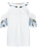 cold shoulder blouse