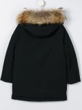 detachable hood padded coat