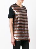 sequin stripe blouse 