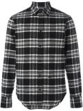 cropped outside flannel shirt