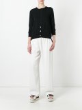 cupro insert cardigan