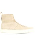 lace-up hi-top sneakers