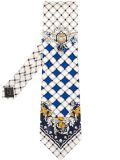 checked pattern tie