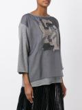 camouflage detail jumper 