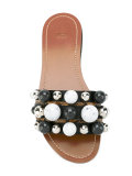 stoned trim sandals 