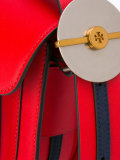 striped strap shoulder bag 