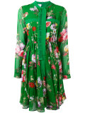 floral print flared dress 