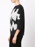 geometric intarsia jumper