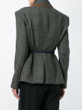belted fitted jacket