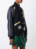 embellished bomber jacket