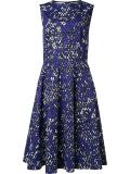 sleeveless flared dress