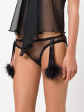 sheer pom-pom briefs
