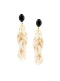 petal clip-on earrings