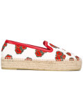 poppy print espadrilles